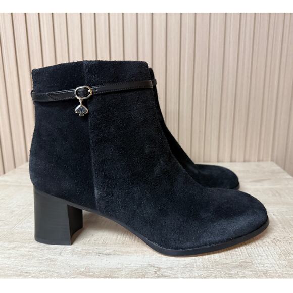 Kate Spade New York Madison Suede Leather Ankle Boots Size 11M Women's Shoes - Picture 1 of 11